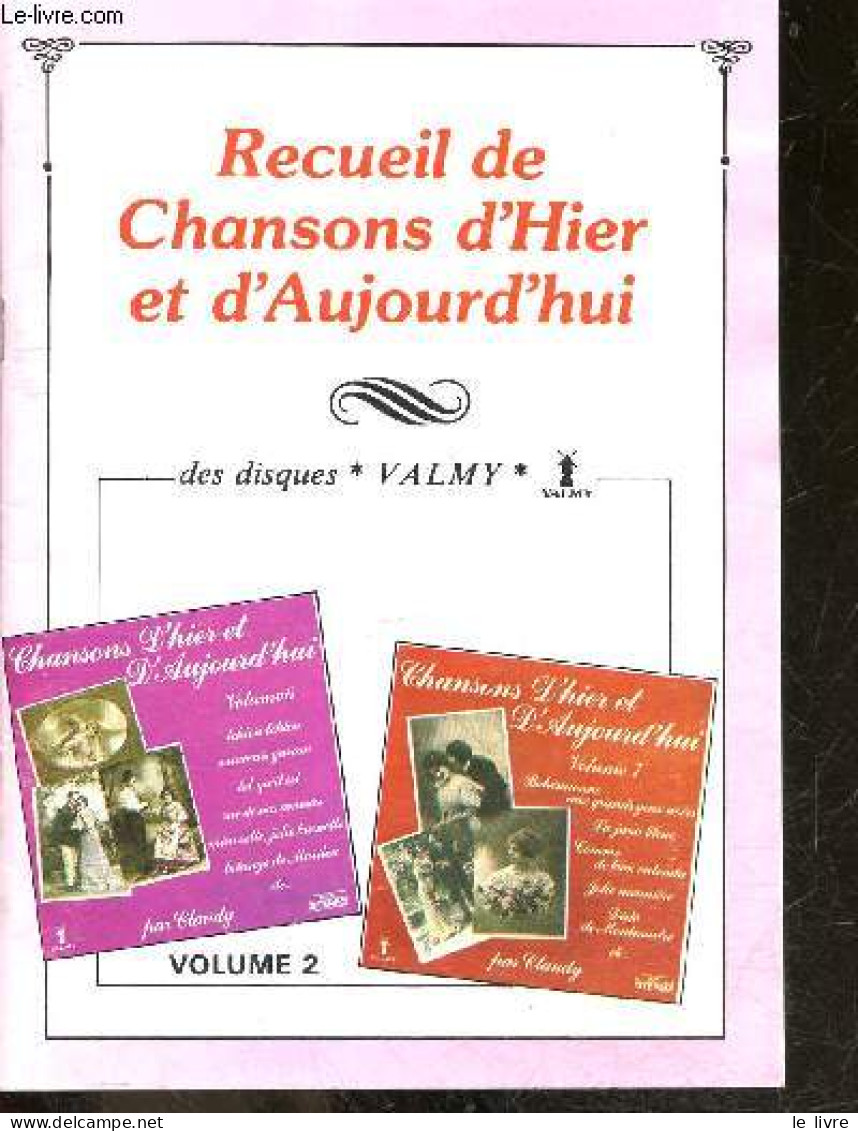 Recueil De Chansons D'hier Et D'aujourd'hui - Volume 2 - Tchiou Tchiou Par Molinare, Mauvais Garcon Par Boyer Et Van Par - Muziek