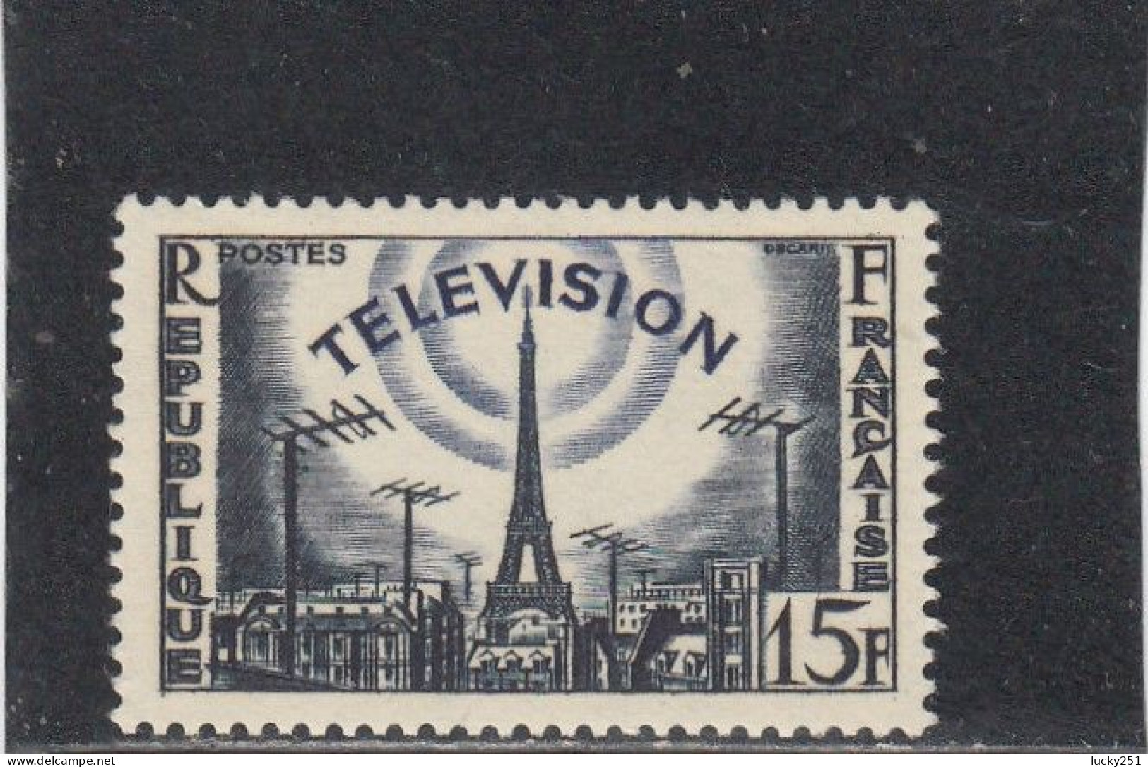 France - Année 1955 - Neuf** - N°YT 1022** - La Télévision - Nuevos