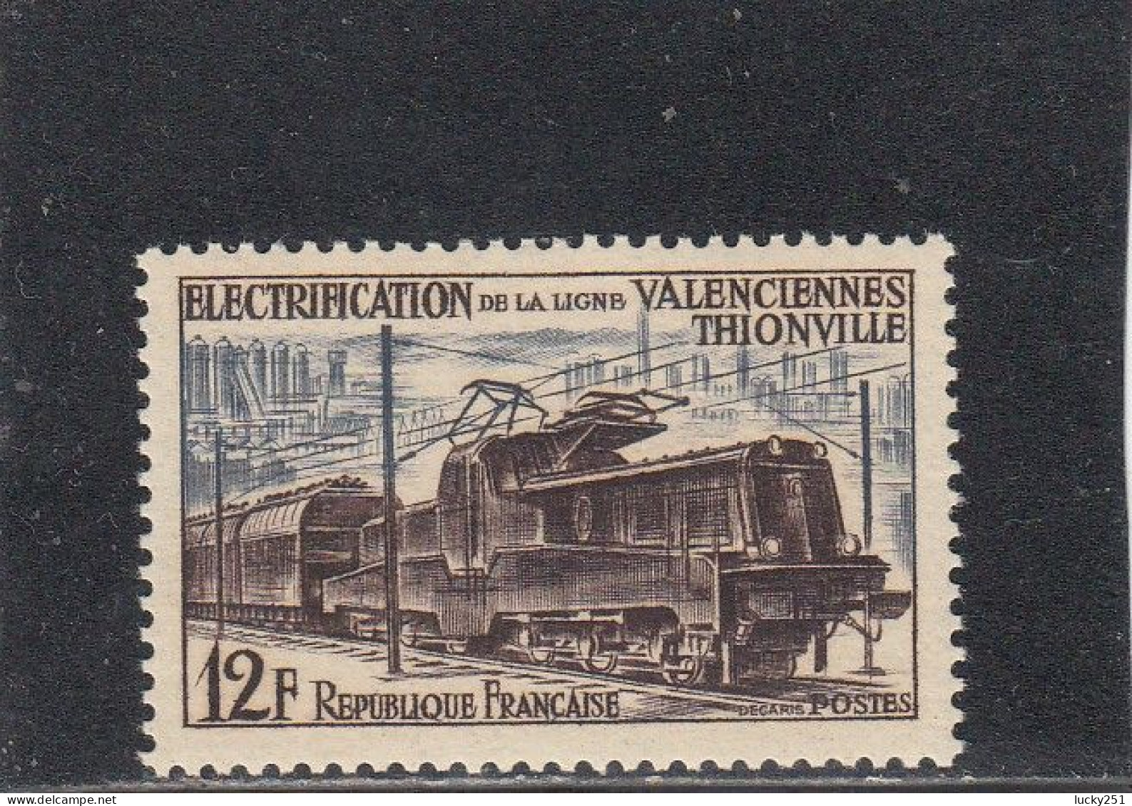 France - Année 1955 - Neuf** - N°YT 1024** - Locomotive Alsthom - Ungebraucht