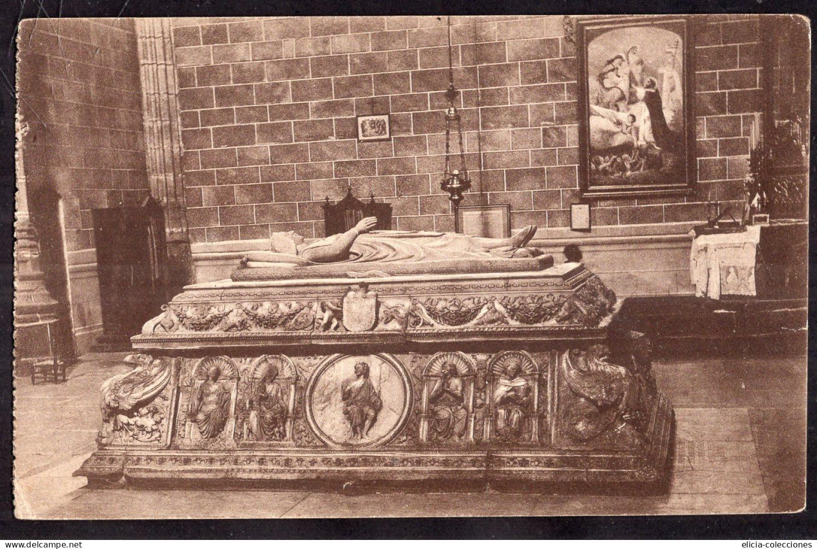 España - Circa 1920 - Postcard - Avila - Santo Tomas Monastery - Infant Don Juan Tomb - Ávila