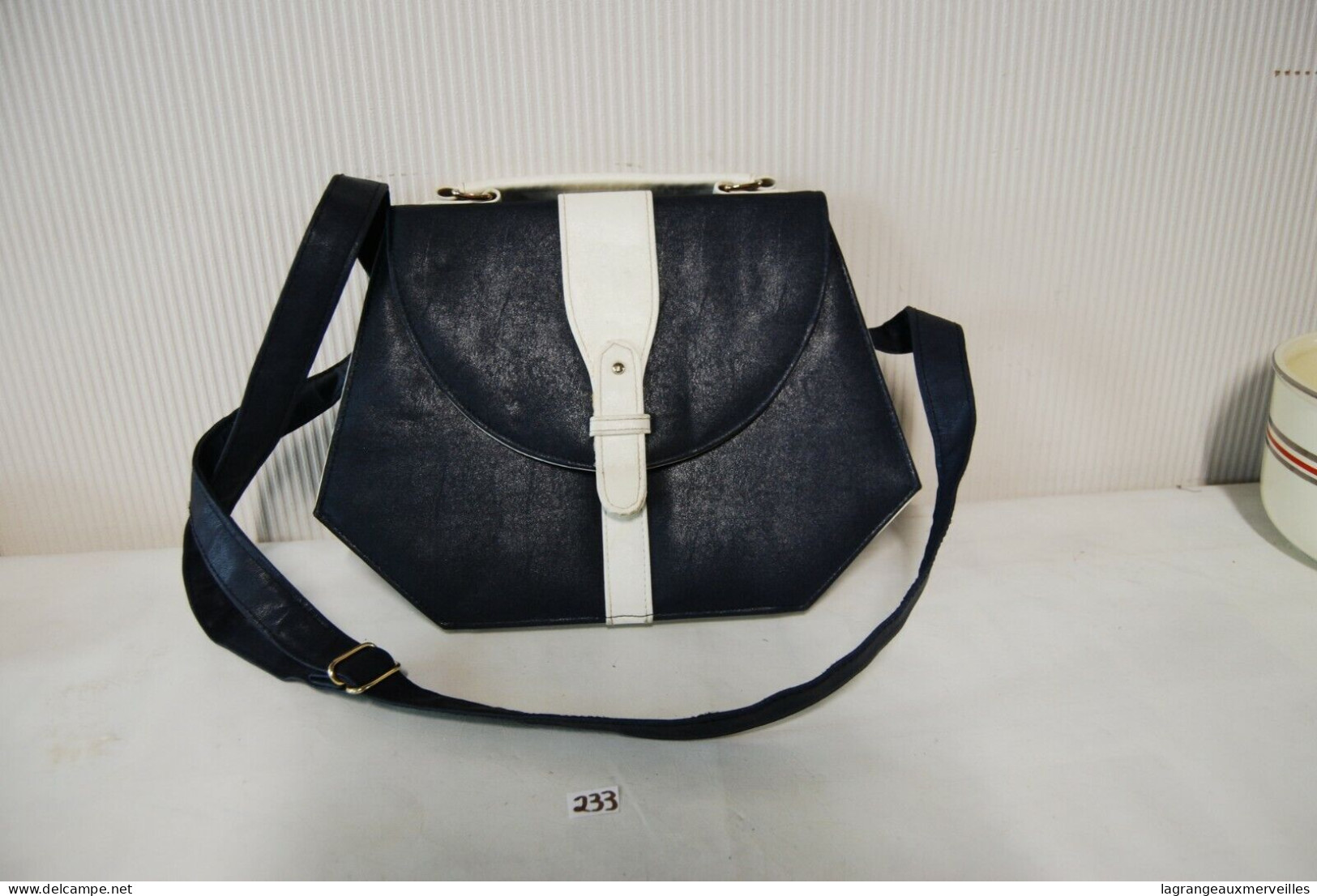 C233 Ancien Sac Vintage - 1970 1980 - Luxe Femme - Marroquinería