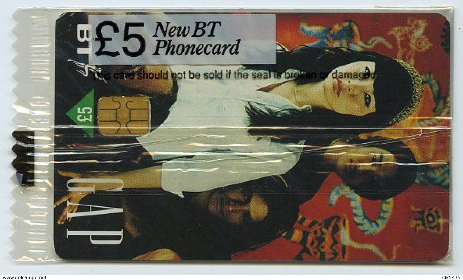 BT PHONECARD : GAP £5 (SEALED / MINT) - BT Werbezwecke