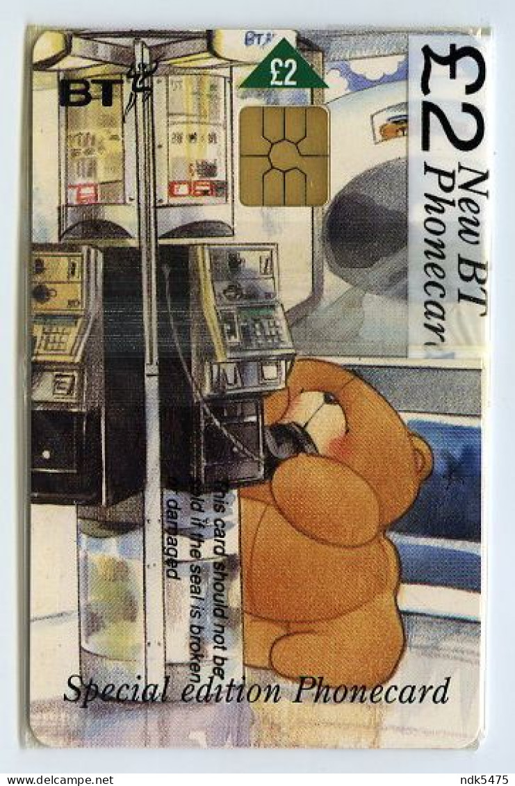 BT PHONECARD : FOREVER FRIENDS - DEBORAH JONES - BEAR £2 (SEALED / MINT) - BT Promotie