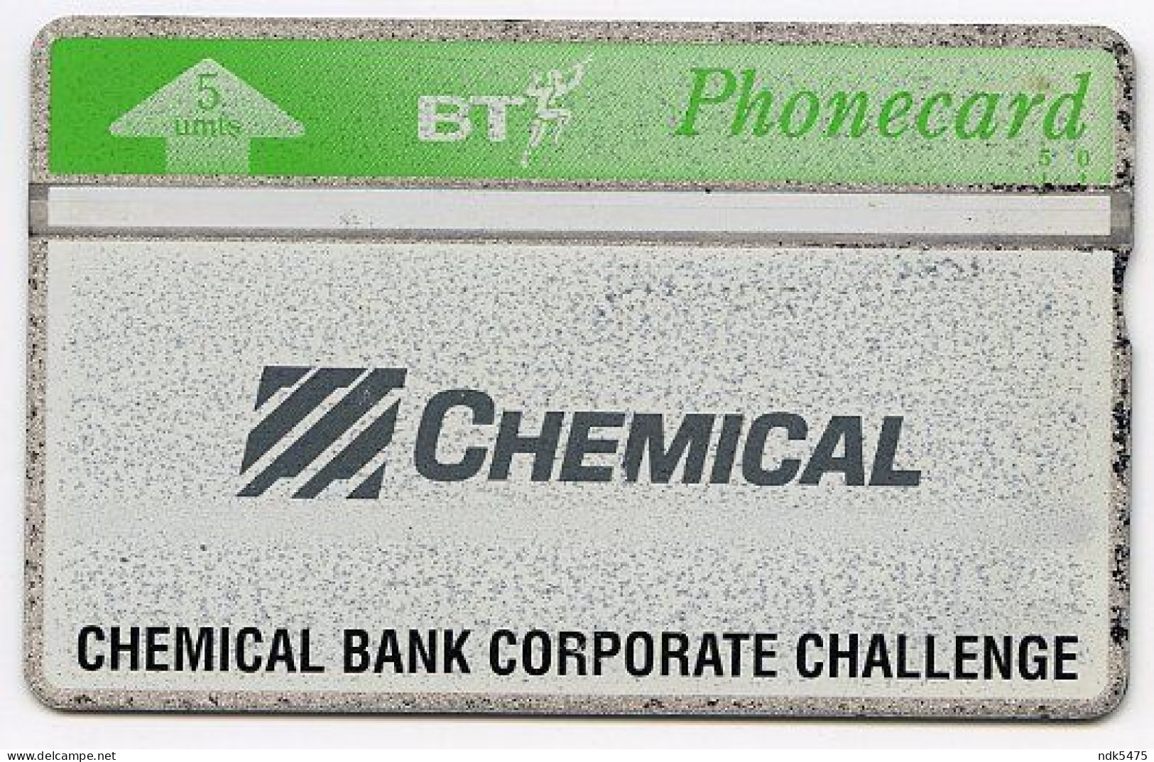 BT PHONECARD : CHEMICAL BANK CORPORATE CHALLENGE : 5 UNITS - BT Edición Publicitaria