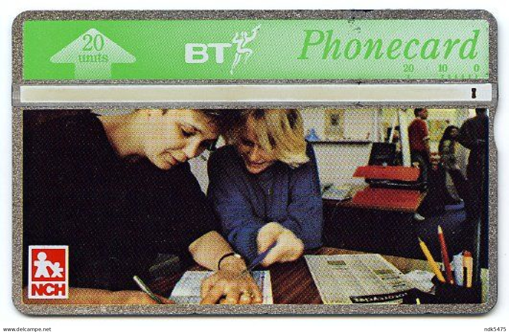 BT PHONECARD : NATIONAL CHILDREN'S HOME (NCH EASTBOURNE) : 20 UNITS - BT Publicitaire Uitgaven