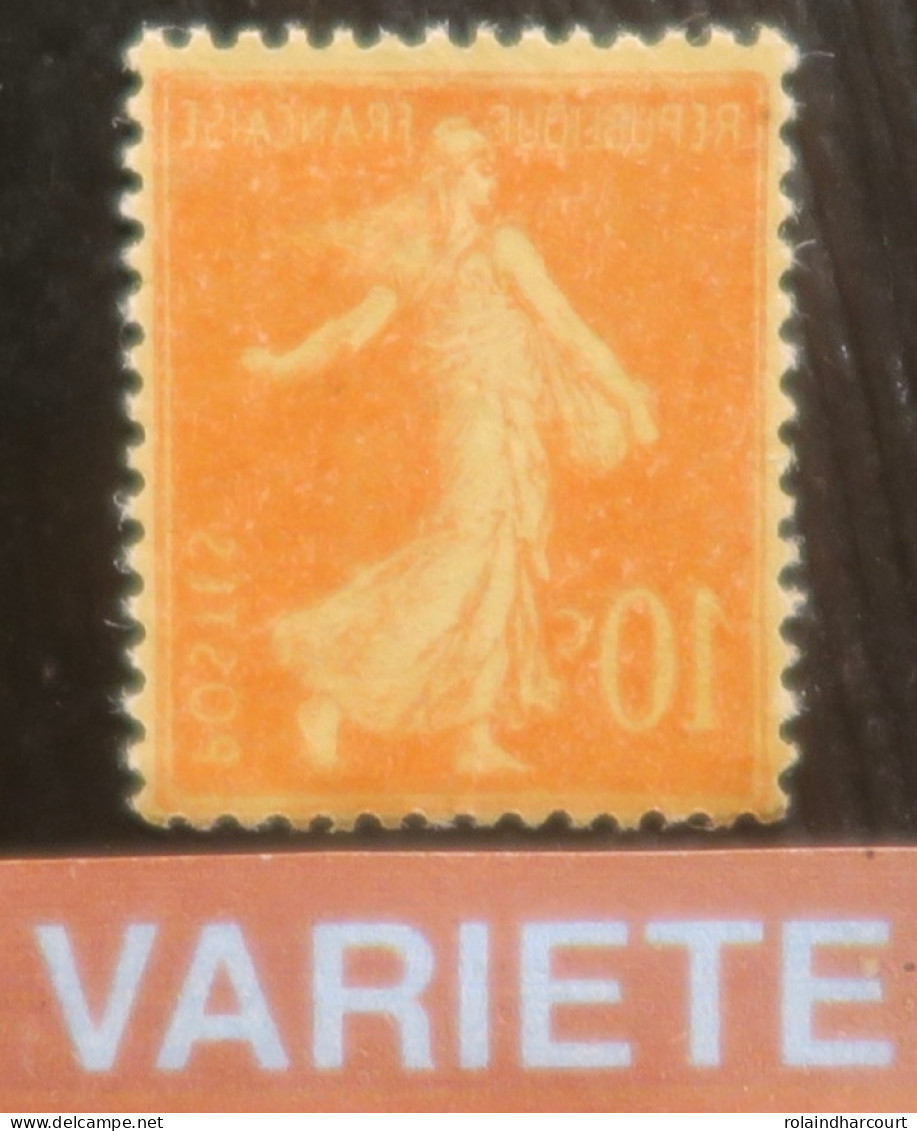 R858/4 - 1906 - TYPE SEMEUSE CAMEE - N°135f (IIA) NEUF** - BELLE VARIETE >>> Impression RECTO VERSO - Unused Stamps