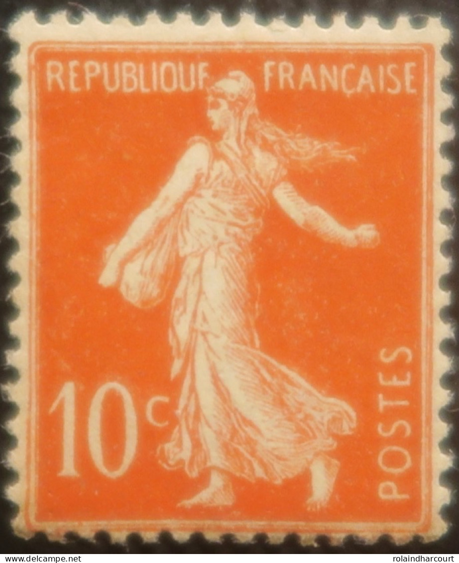 R858/4 - 1906 - TYPE SEMEUSE CAMEE - N°135f (IIA) NEUF** - BELLE VARIETE >>> Impression RECTO VERSO - Unused Stamps