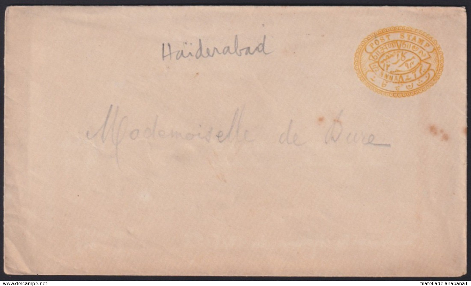 F-EX41400 INDIA HAIDERABAD POSTAL STATIONERY - Hyderabad