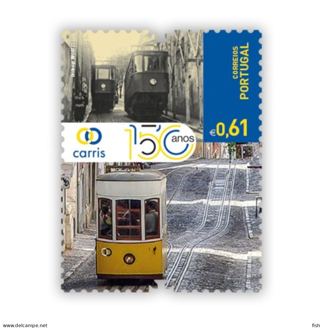 Portugal ** & CARRIS, 150 Years Of Public Transport In Lisbon 2023 (4666675) - Tranvie