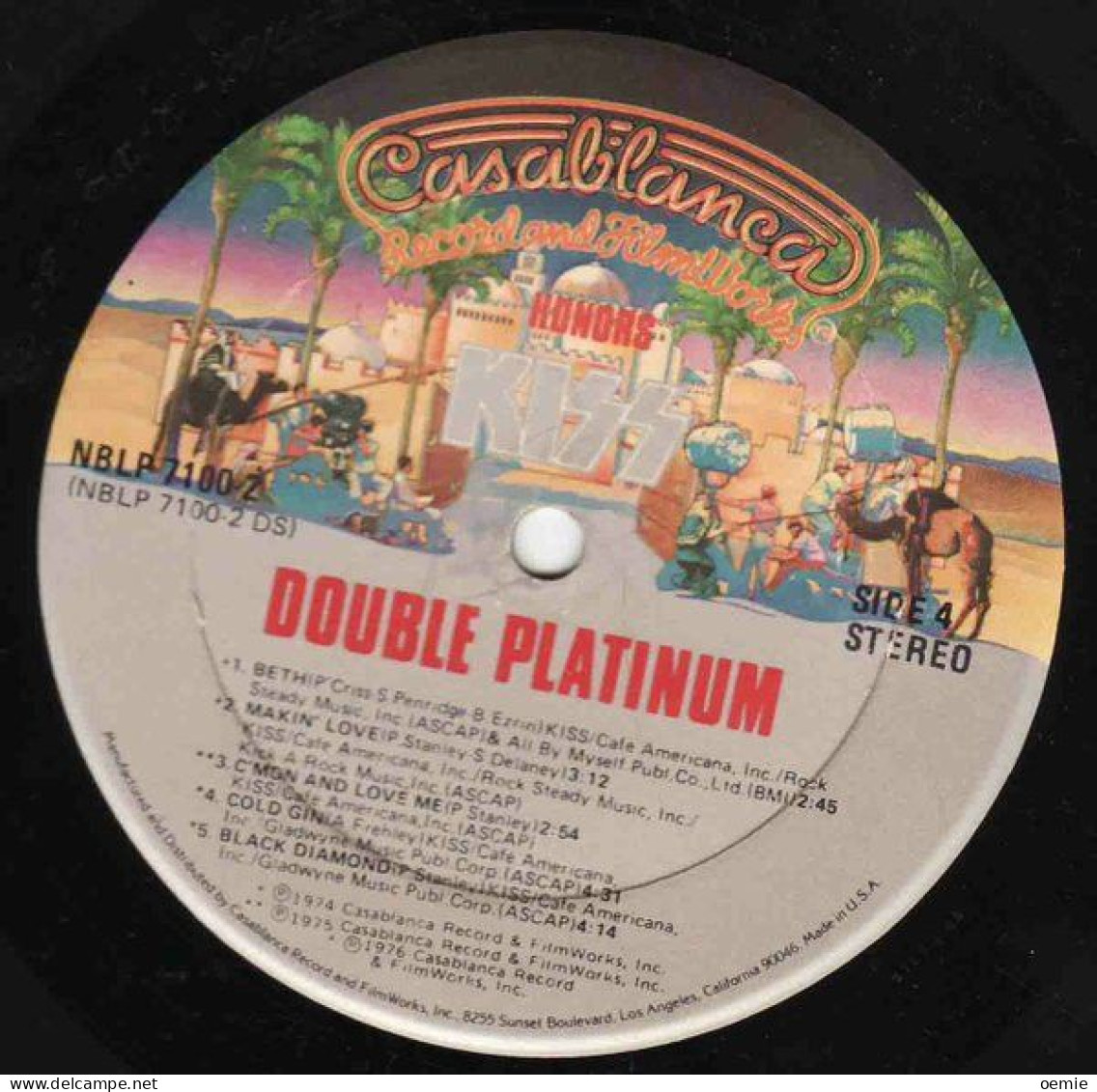 KISS  °   DYNASTY    PLATINIUM   ALBUM DOUBLE