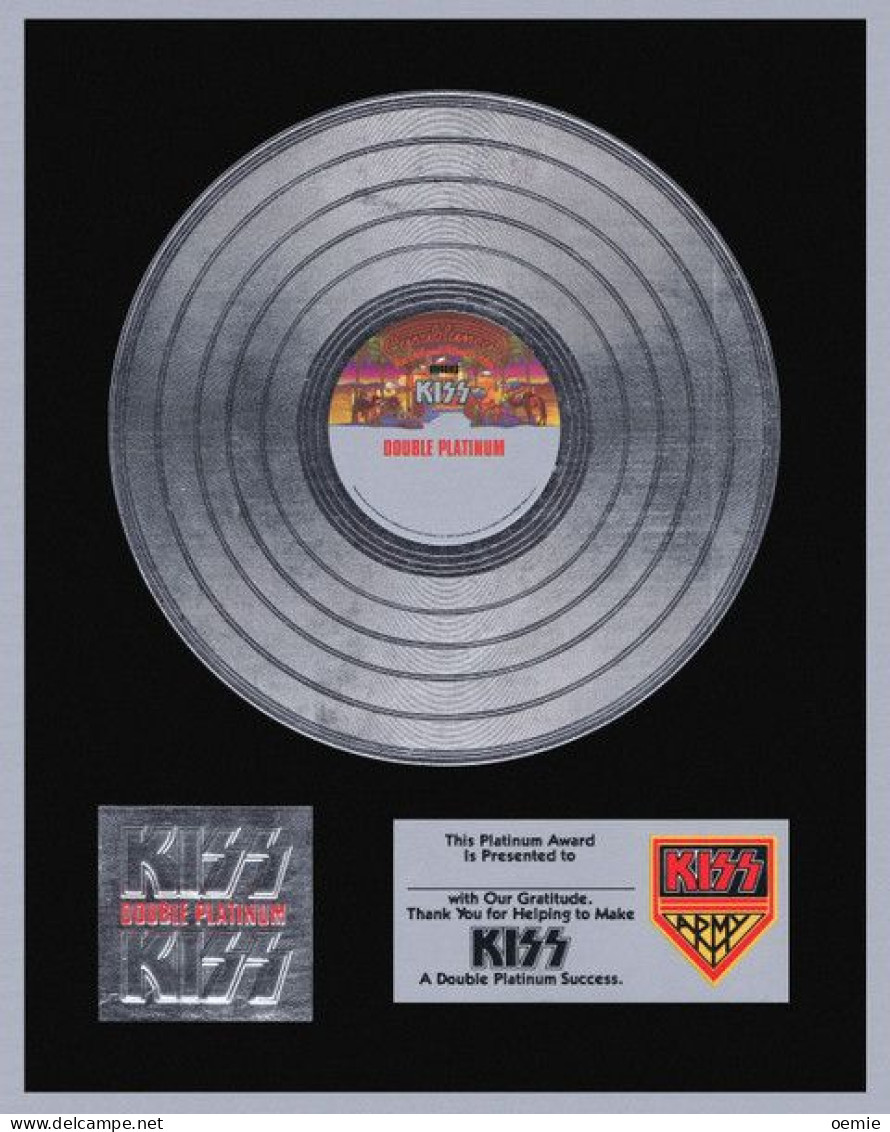 KISS  °   DYNASTY    PLATINIUM   ALBUM DOUBLE