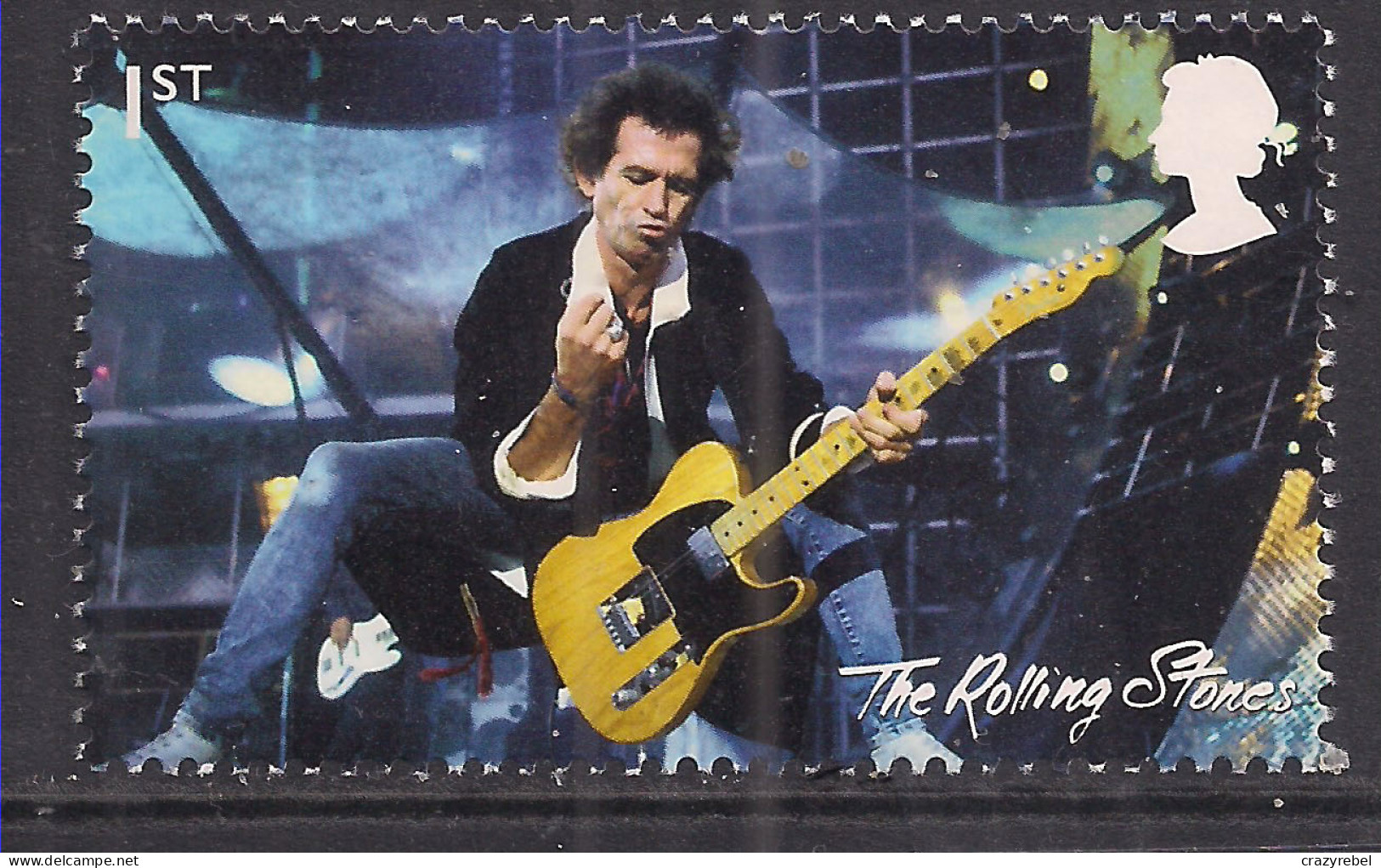 GB 2022 QE2 1st The Rolling Stones Keith Richards Umm SG 4616 ( F1439 ) - Unused Stamps