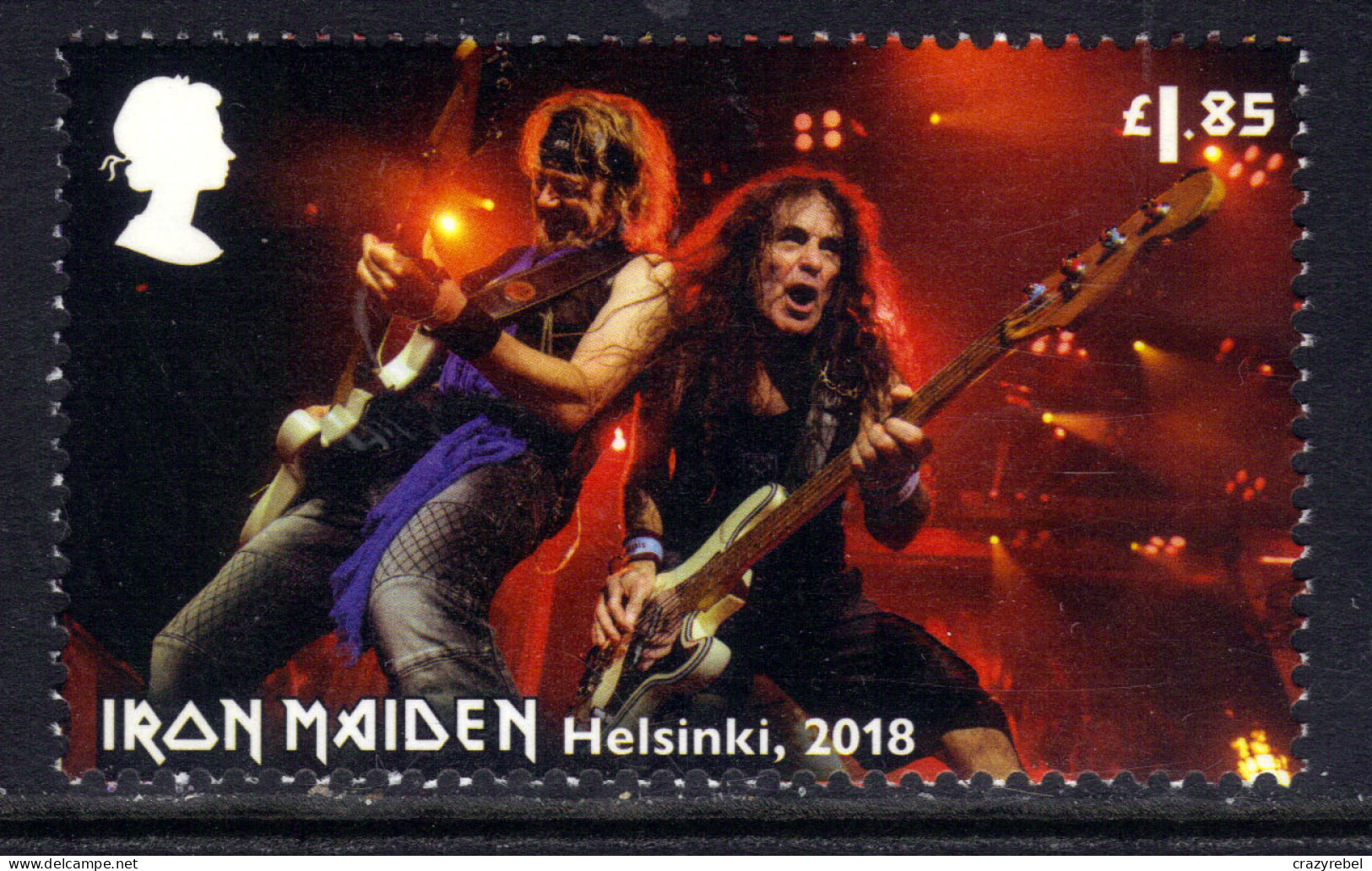 GB 2023 QE2 £1.85 Iron Maiden Tour Helsinki 2018 Umm ( H891 ) - Nuevos