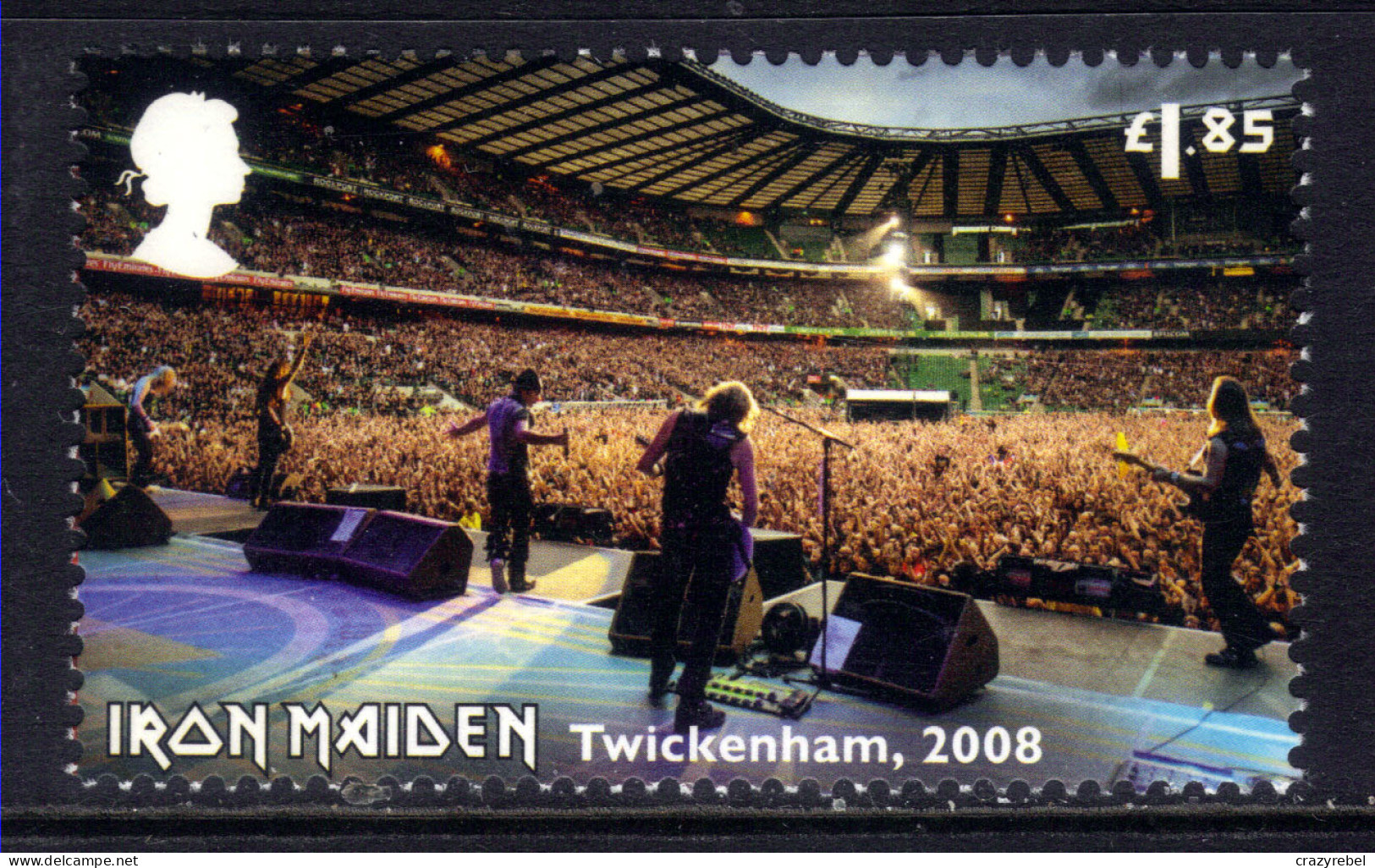 GB 2023 QE2 £1.85 Iron Maiden Tour Twickenham 2008 Umm ( H902 ) - Ongebruikt