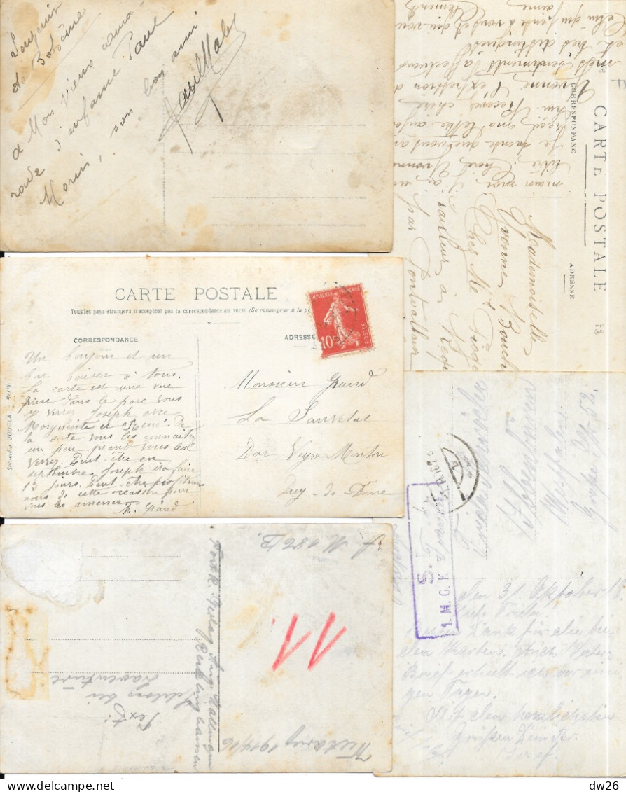 Lot De 24 "carte-photo" à Identifier (paysages, Groupes, Militaires...) Avec Quelques Inscriptions Au Verso - 5 - 99 Cartes