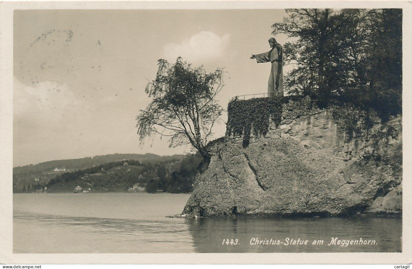 CPA ( Carte Photo )-31376-Suisse -Christus Statue Am Meggenhorn - Envoi Gratuit - Meggen