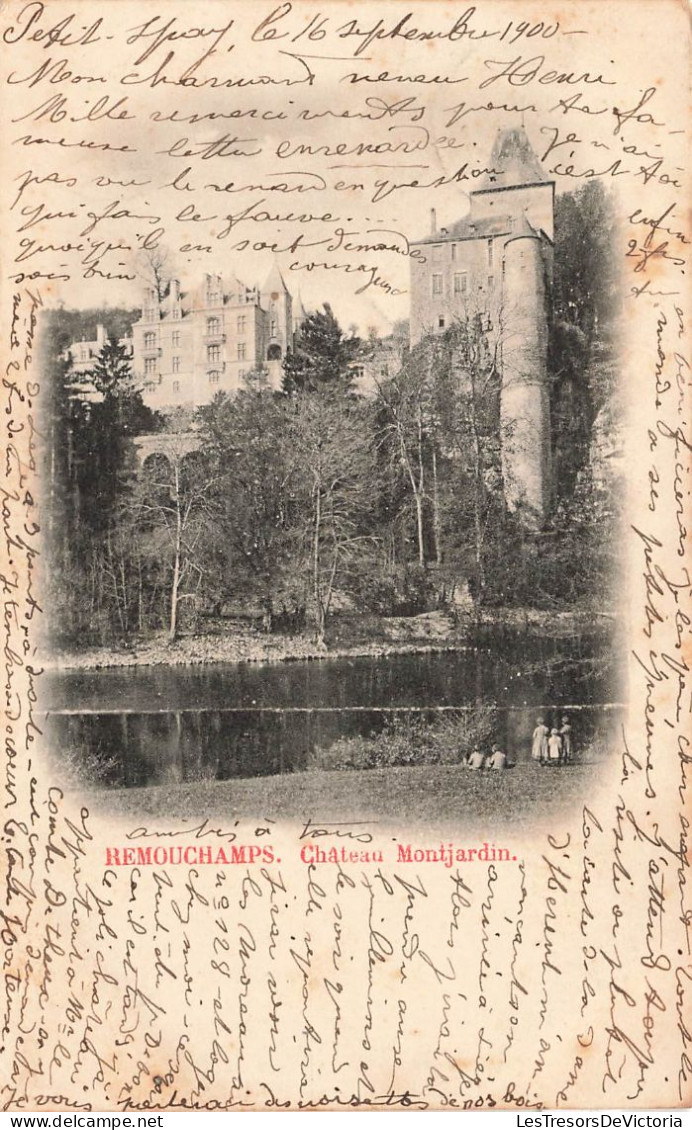 BELGIQUE - Remouchamps - Château  Montjardin - Carte Postale Ancienne - Aywaille