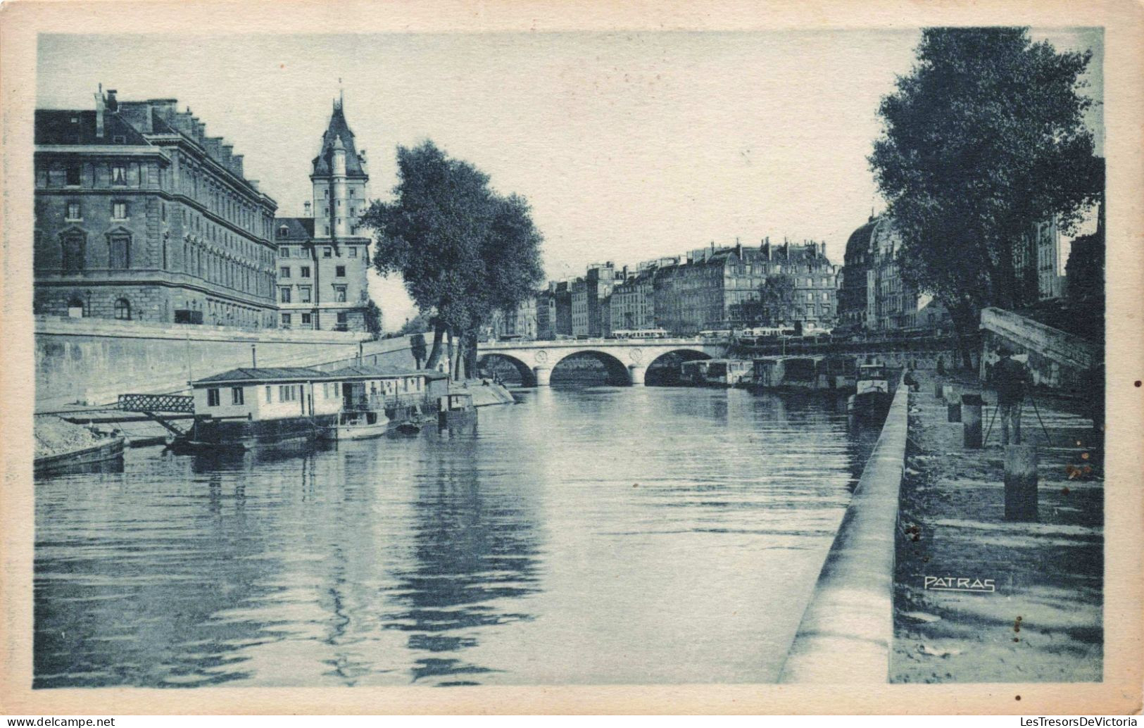 FRANCE - Paris - Vers Le Pont Saint-Michel - Carte Postale Ancienne - Ponti