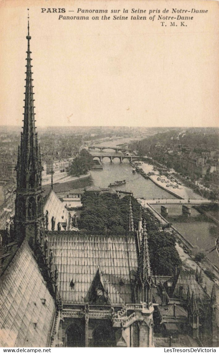 FRANCE - Paris - Panorama Sur La Seine Pris De Notre Dame - Carte Postale Ancienne - Panoramic Views
