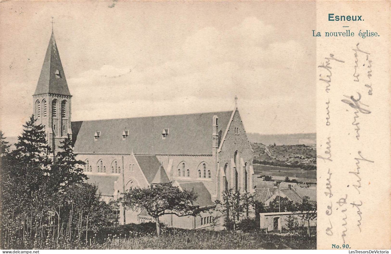 BELGIQUE - Esneux - La Nouvelle église - Carte Postale Ancienne - Esneux