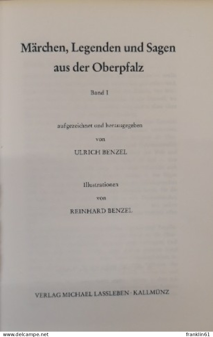 Märchen, Legenden Und Sagen Aus Der Oberpfalz; Teil: Bd. 2. - Märchen & Sagen