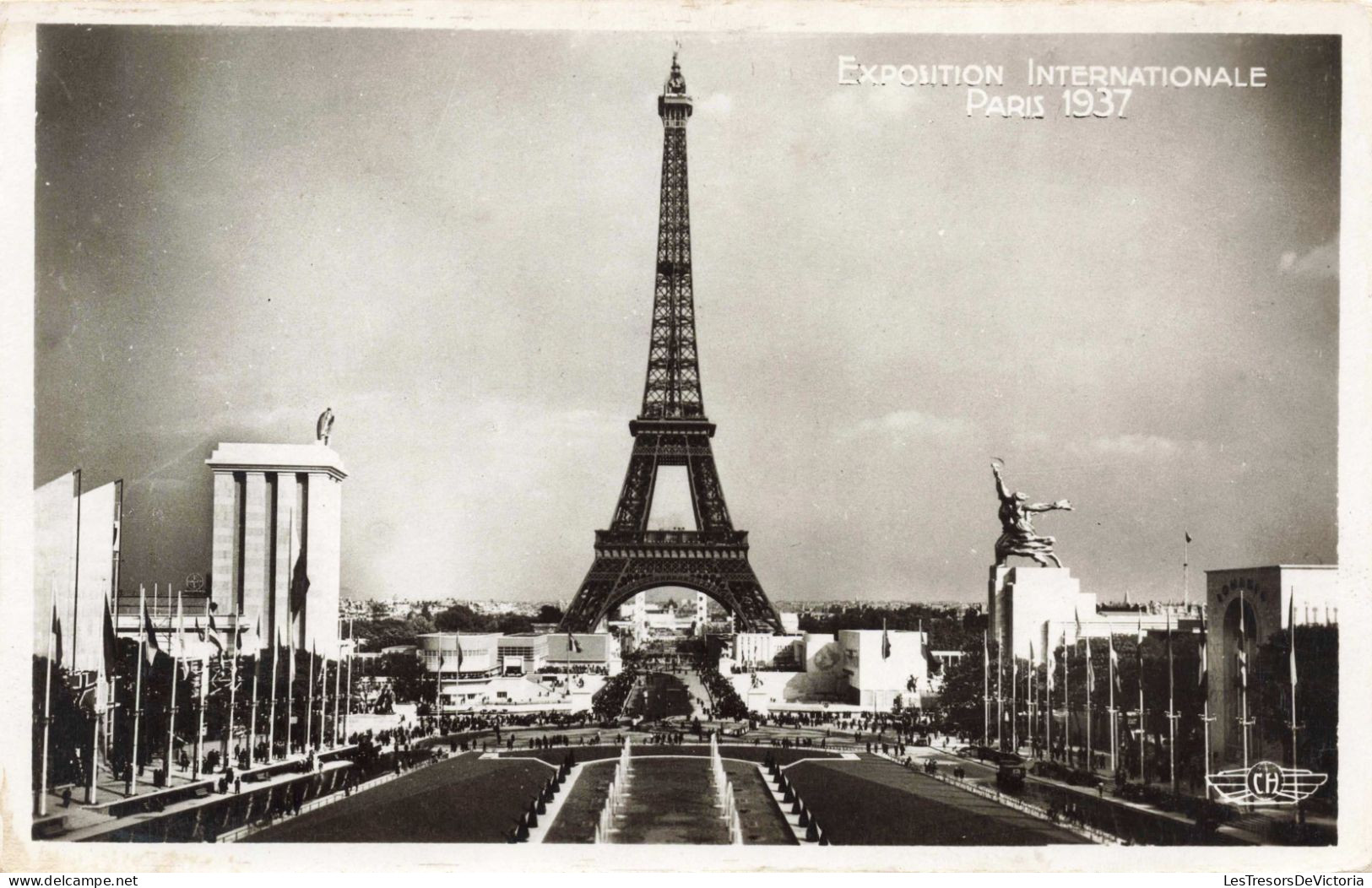 FRANCE - Paris - Vue D'ensemble Prise Du Trocadéro - Carte Postale Ancienne - Expositions