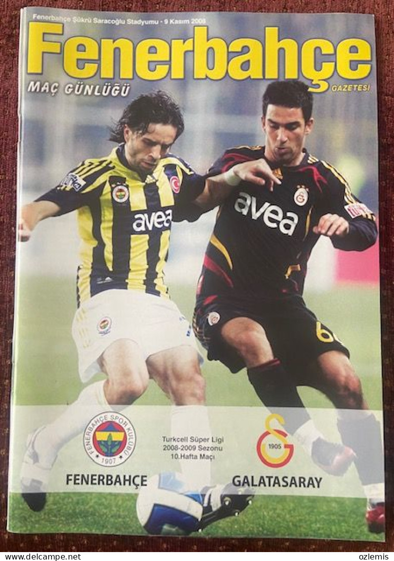 FENERBAHCE -GALATASARAY , ,MATCH SCHEDULE ,2008 - Livres