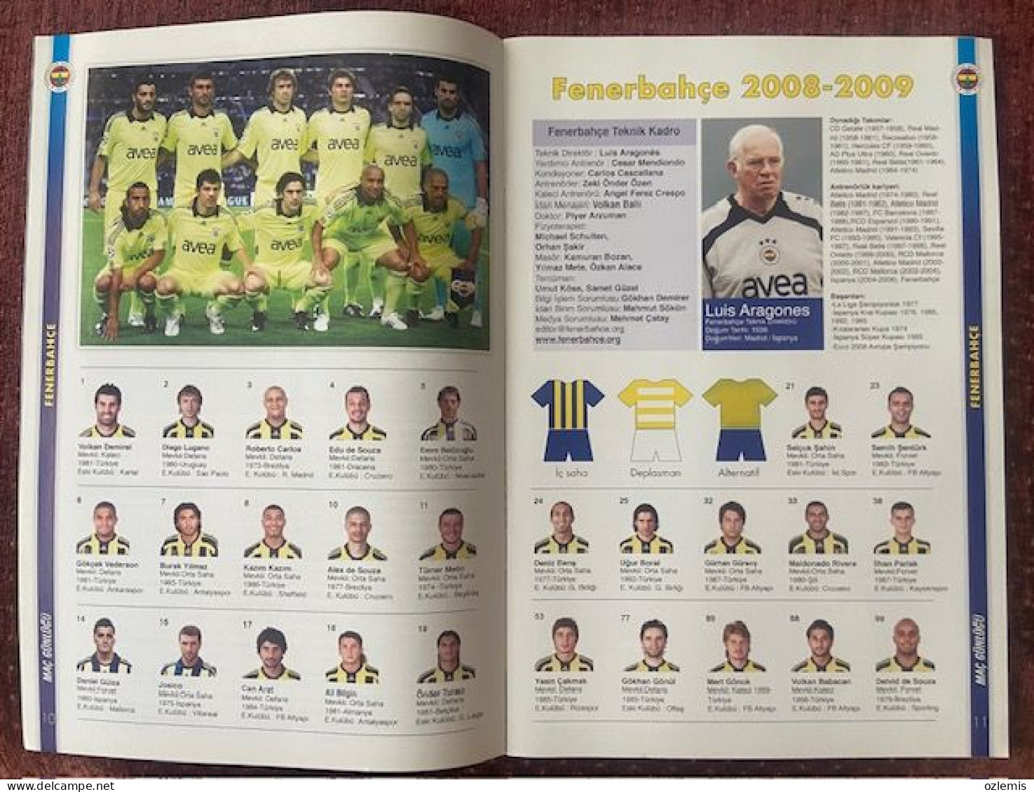 FENERBAHCE -GALATASARAY , ,MATCH SCHEDULE ,2008 - Libros