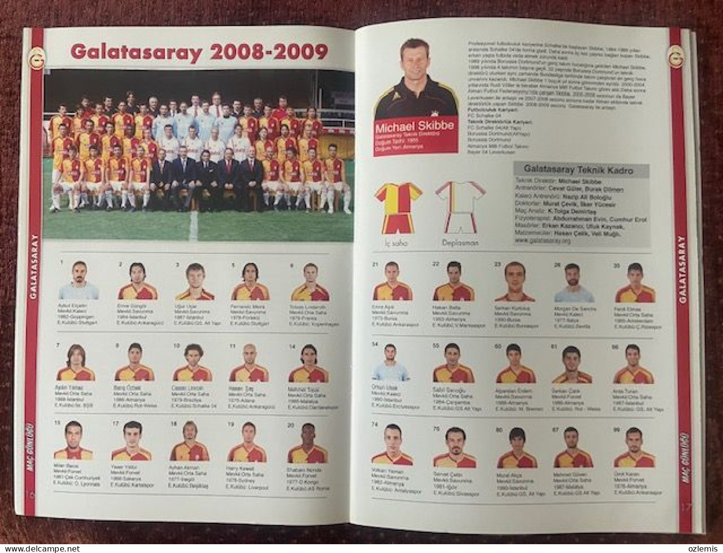 FENERBAHCE -GALATASARAY , ,MATCH SCHEDULE ,2008 - Boeken