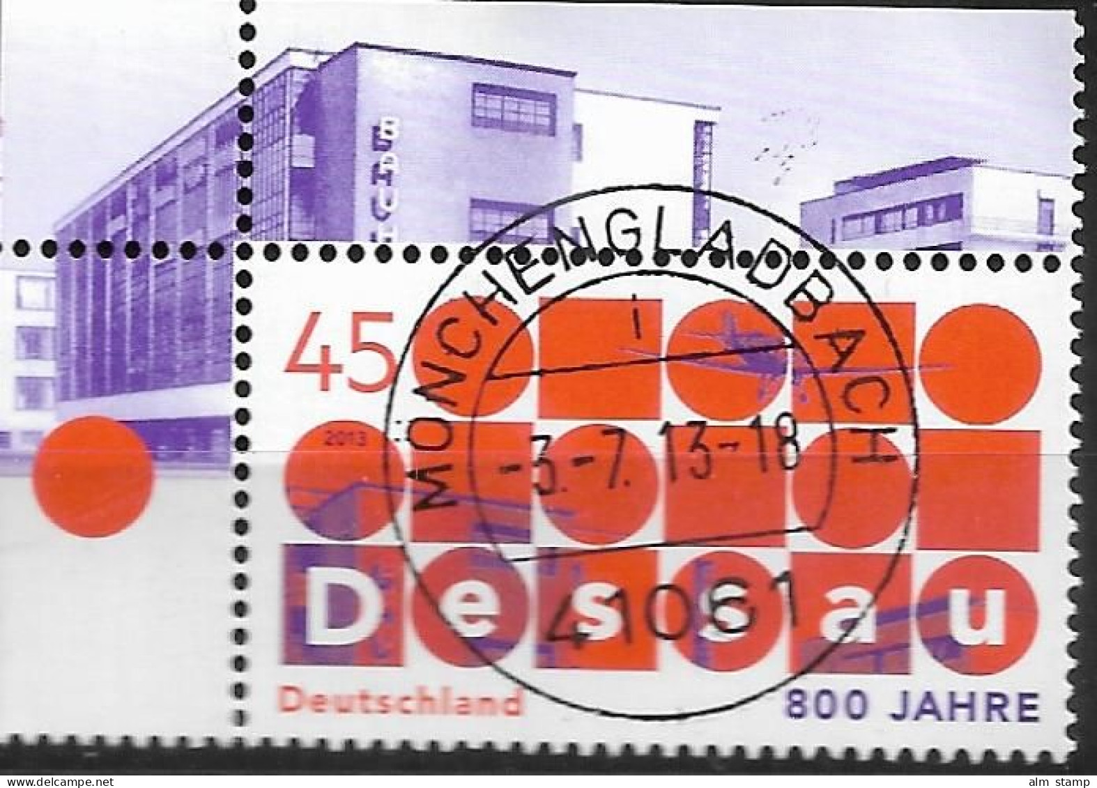 2013 Deutschland Germany . Mi. 3019 Used Mönchengladbach  EOL  800 Jahre Dessau - Gebraucht