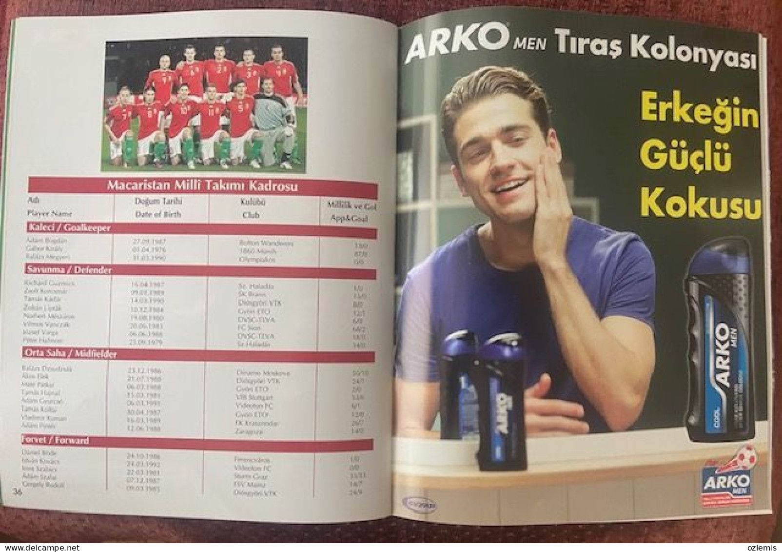 TURKEY -HUNGARY ,WORLD CUP  ,MATCH SCHEDULE ,2013 - Books