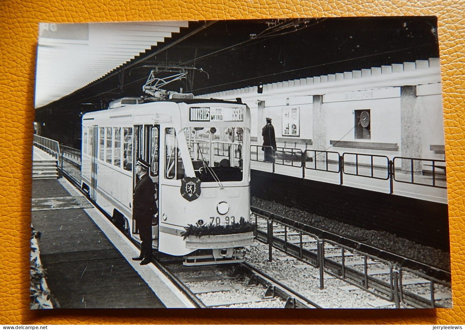 BRUXELLES - Inauguration Du Pré-métro  En 1969 -  (Photo R. TEMMERMAN) -  (9 X 13 Cm) - Transporte Público