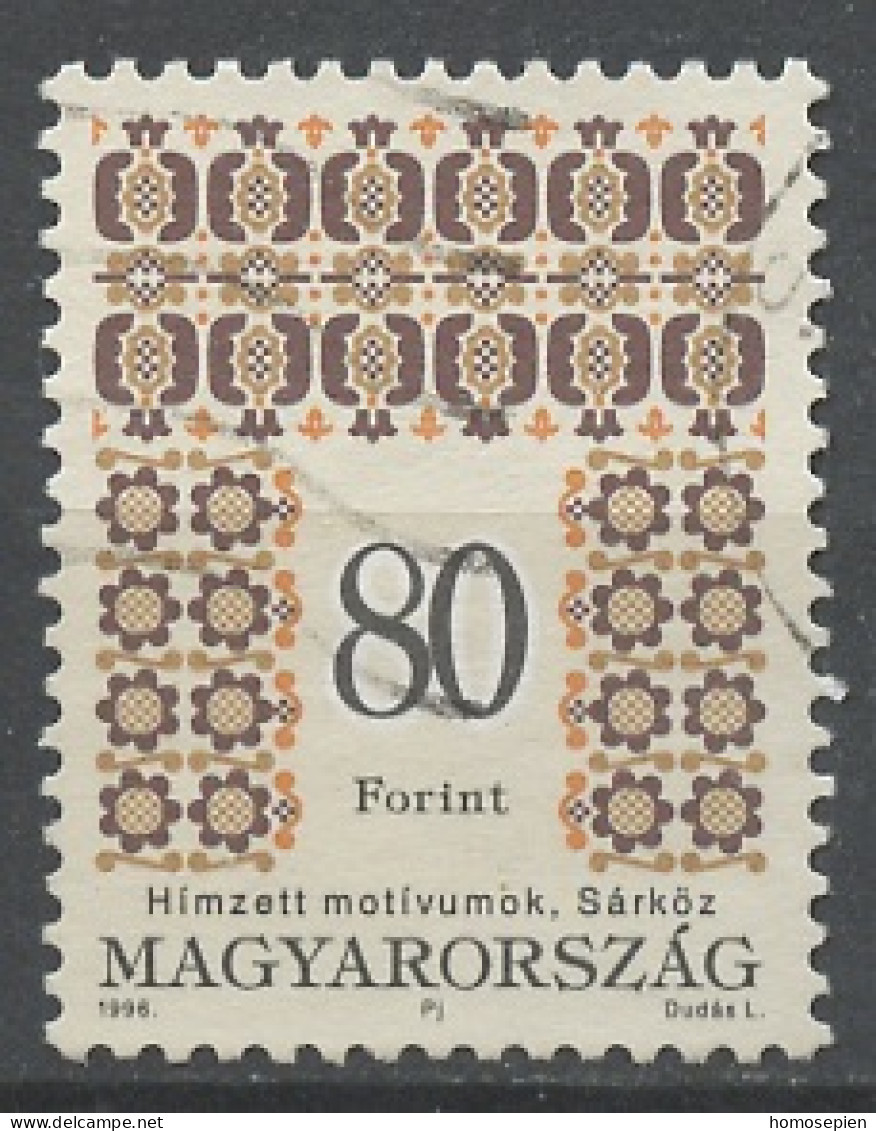 Hongrie - Hungary - Ungarn 1996 Y&T N°3559 - Michel N°4394 (o) - 80fo Motif Décoratif - Usati