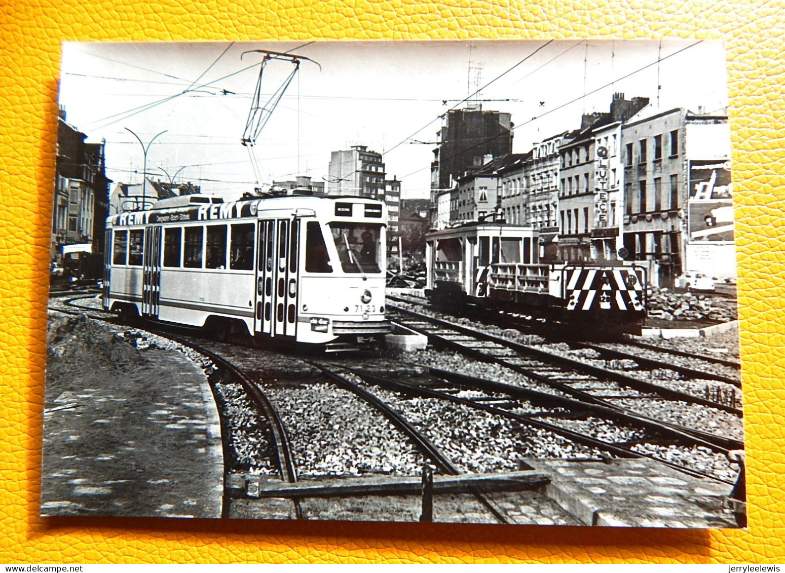 BRUXELLES - Travaux Du Pré-métro,  Inauguré En 1969 -  (Photo R. TEMMERMAN) -  (9 X 13 Cm) - Transport Urbain Souterrain