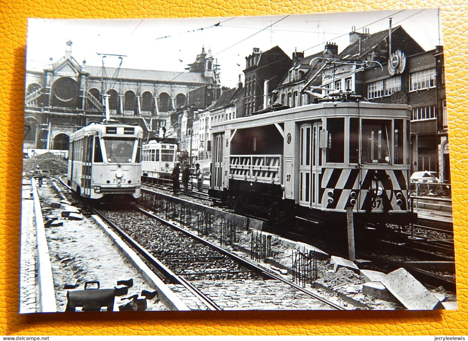 BRUXELLES - Travaux Du Pré-métro,  Inauguré En 1969 -  (Photo R. TEMMERMAN) -  (9 X 13 Cm) - Transport Urbain Souterrain