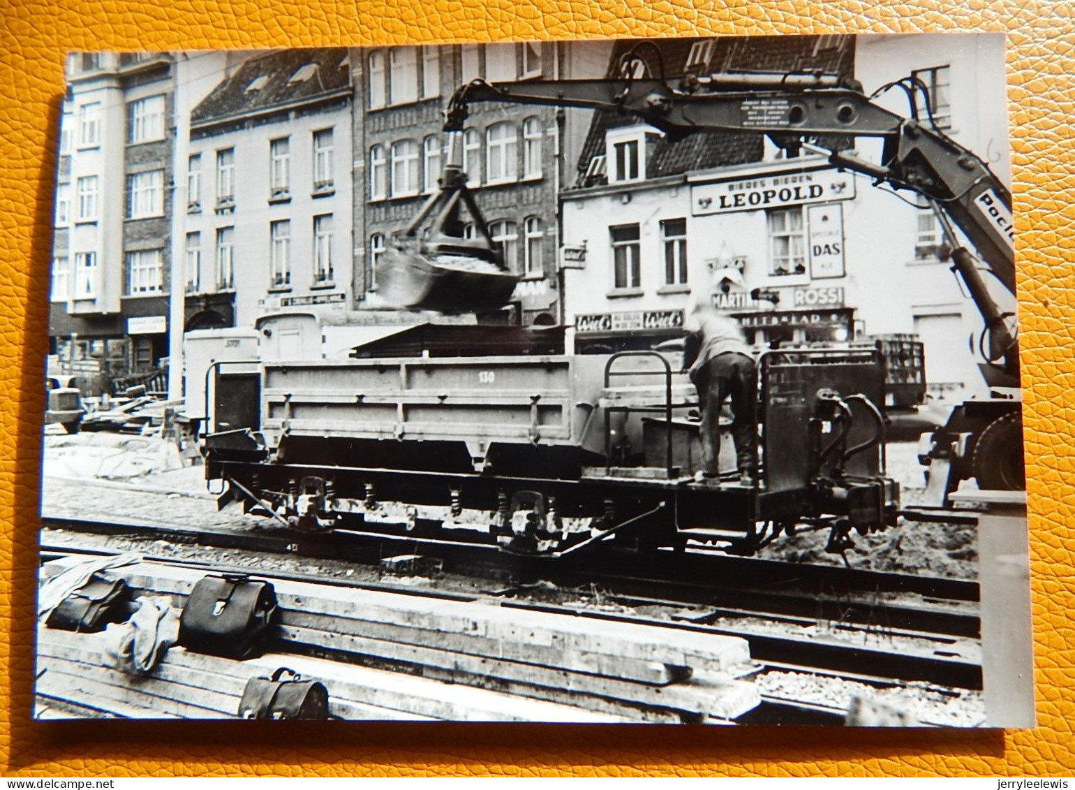 BRUXELLES - Travaux Du Pré-métro,  Inauguré En 1969 -  (Photo R. TEMMERMAN) -  (9 X 13 Cm) - Trasporto Pubblico Metropolitana