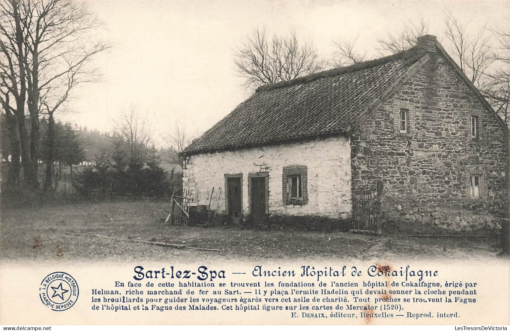 BELGIQUE - Sart-lez-Spa - Ancien Hôpital De Cokaifagne - Carte Postale Ancienne - Spa
