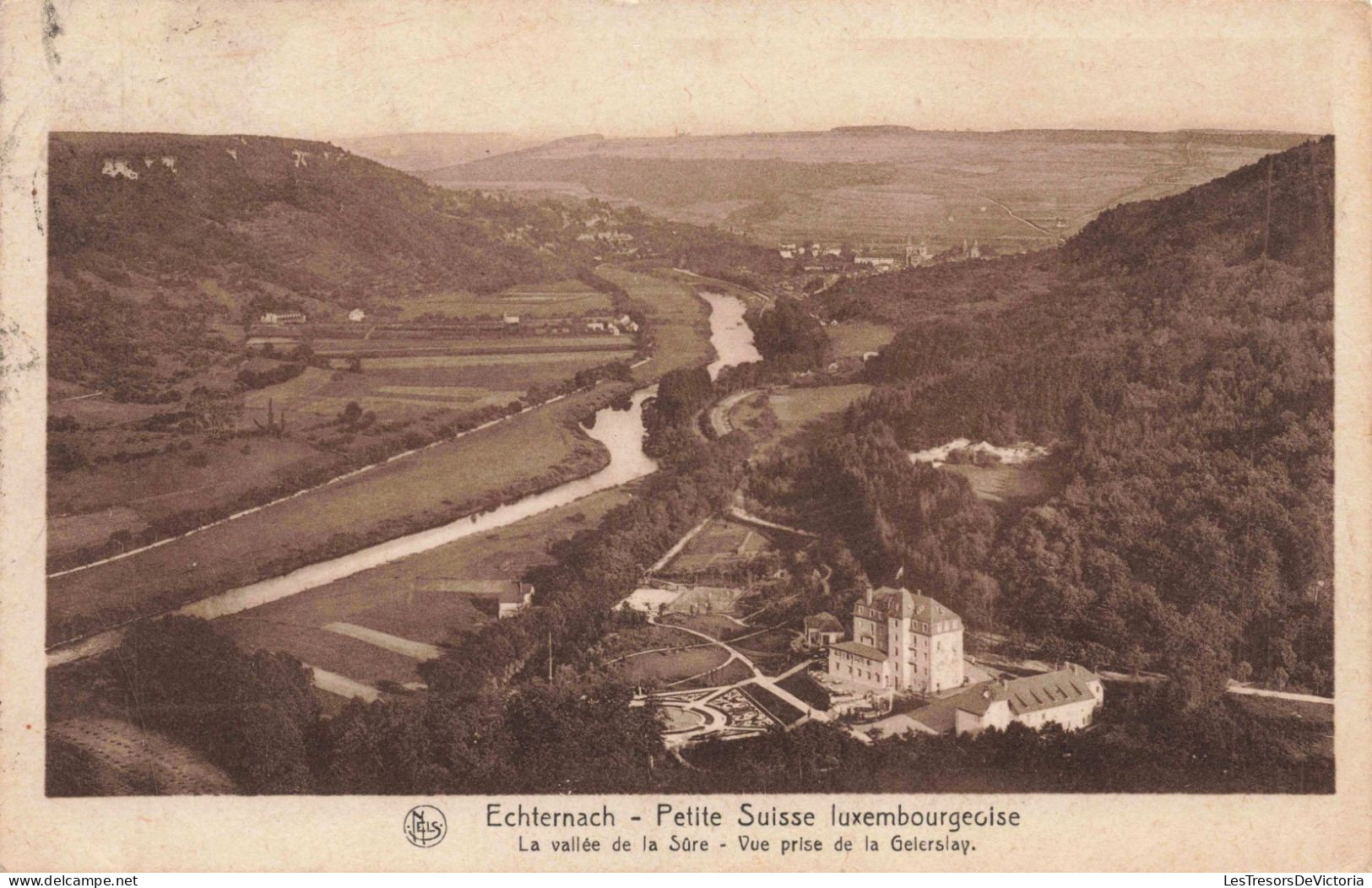 LUXEMBOURG - Echternach - La Vallée De La Sûre - Vue Prise De La Gelerslay - Carte Postale Ancienne - Echternach