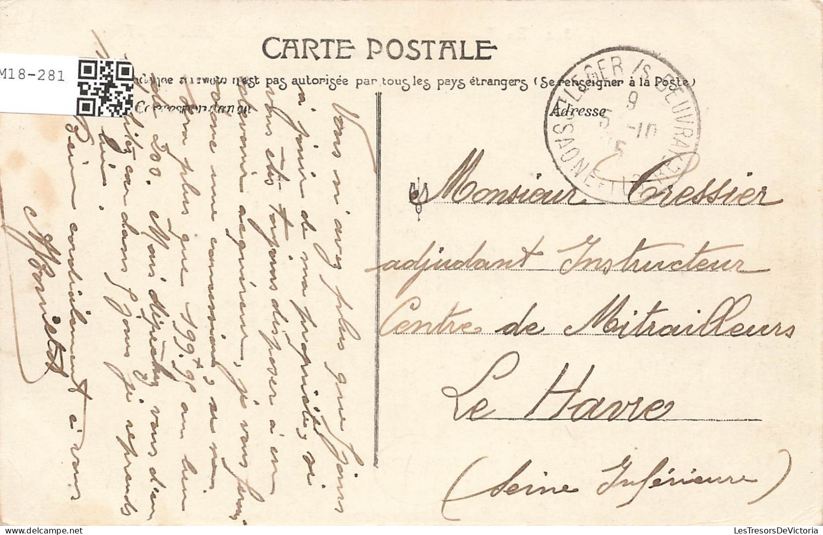 FRANCE - En Morvan - Saint Leger Sous Beuvray - Château Du Vivier - Carte Postale Ancienne - Paray Le Monial
