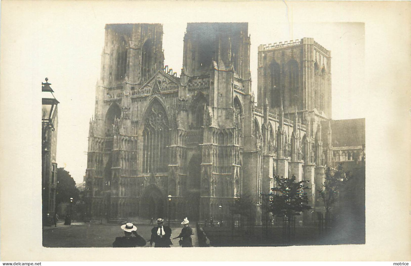 YORK - La Cathédrale,  Carte Photo Vers 1900. - York