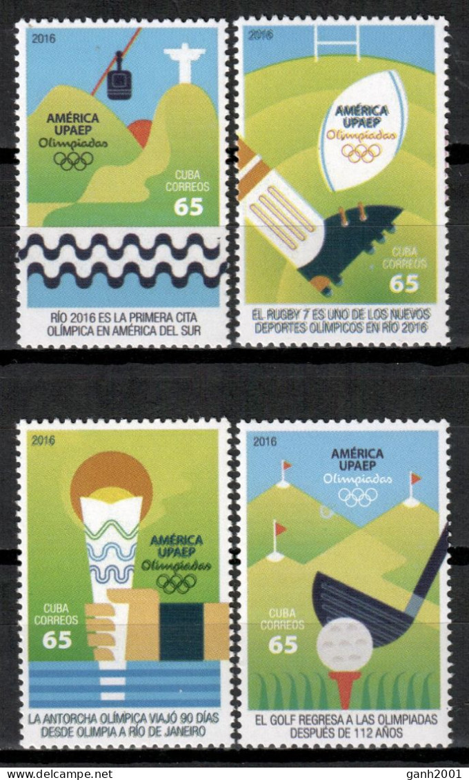 Cuba 2016 / Olympic Games Rio De Janeiro UPAEP MNH Juegos Olímpicos Olympische Spiele / Cu20106  C2-1 - Sommer 2016: Rio De Janeiro