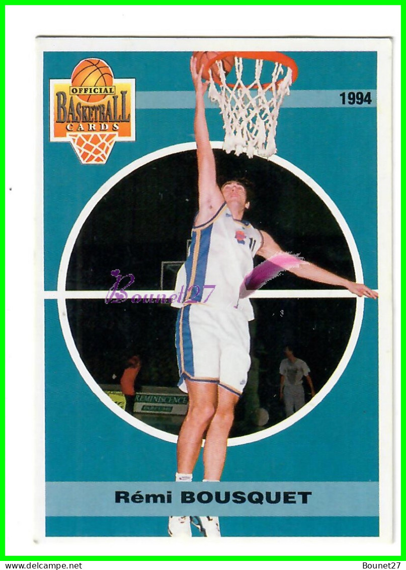 Carte Cards PANINI Sport BASKETBALL BASKET 1994 - N° 6 Rémi BOUSQUET Olympique Antibes - Autres & Non Classés