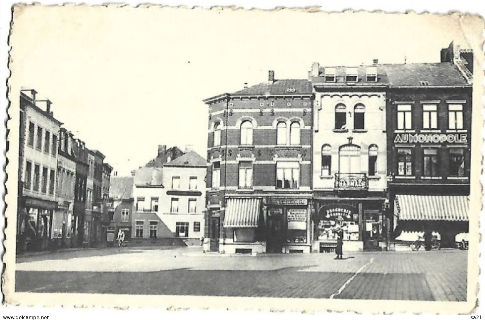 Carte Postale: FLEURUS: La Grand'Place. - Fleurus