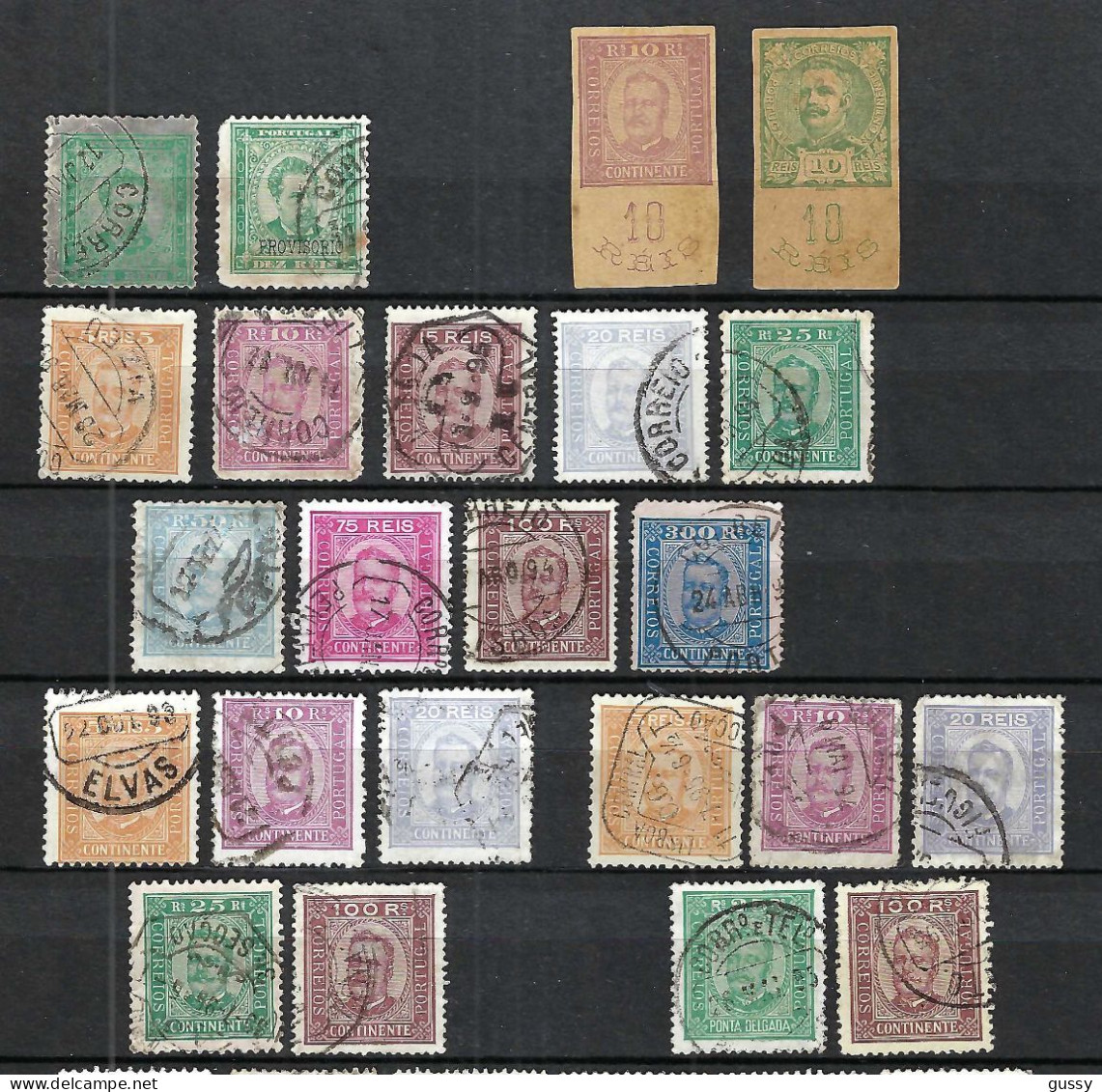 PORTUGAL Ca. 1882-93:  Lot D'obl. - Other & Unclassified
