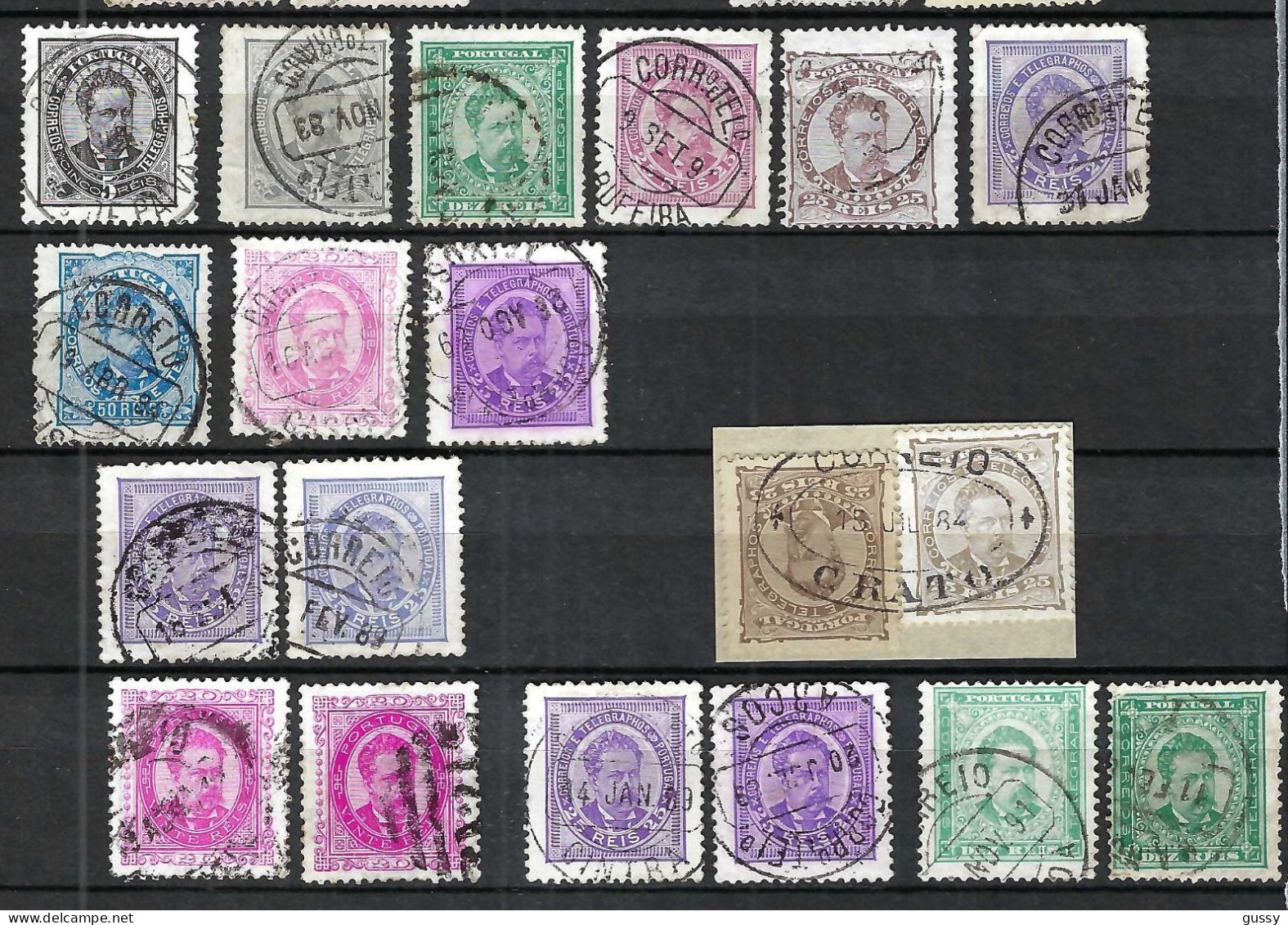 PORTUGAL Ca. 1882-93:  Lot D'obl. - Other & Unclassified