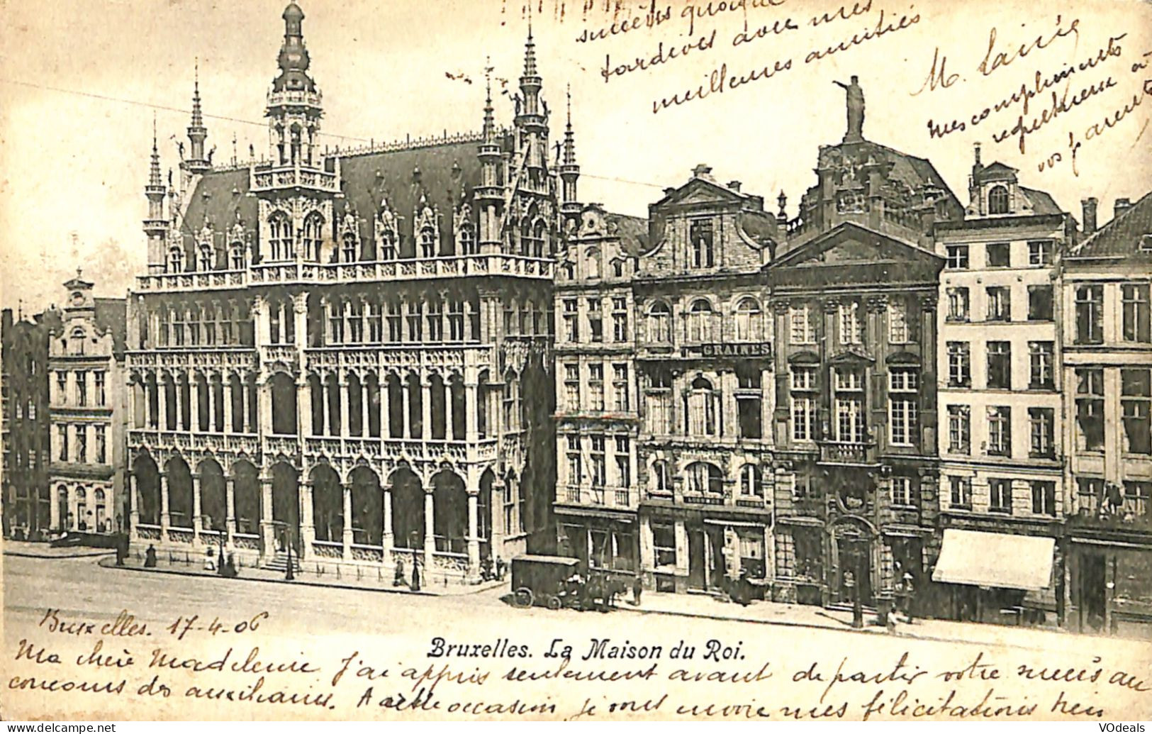 Belgique - Bruxelles - Grand'Place - La Maison Du Roi - Squares