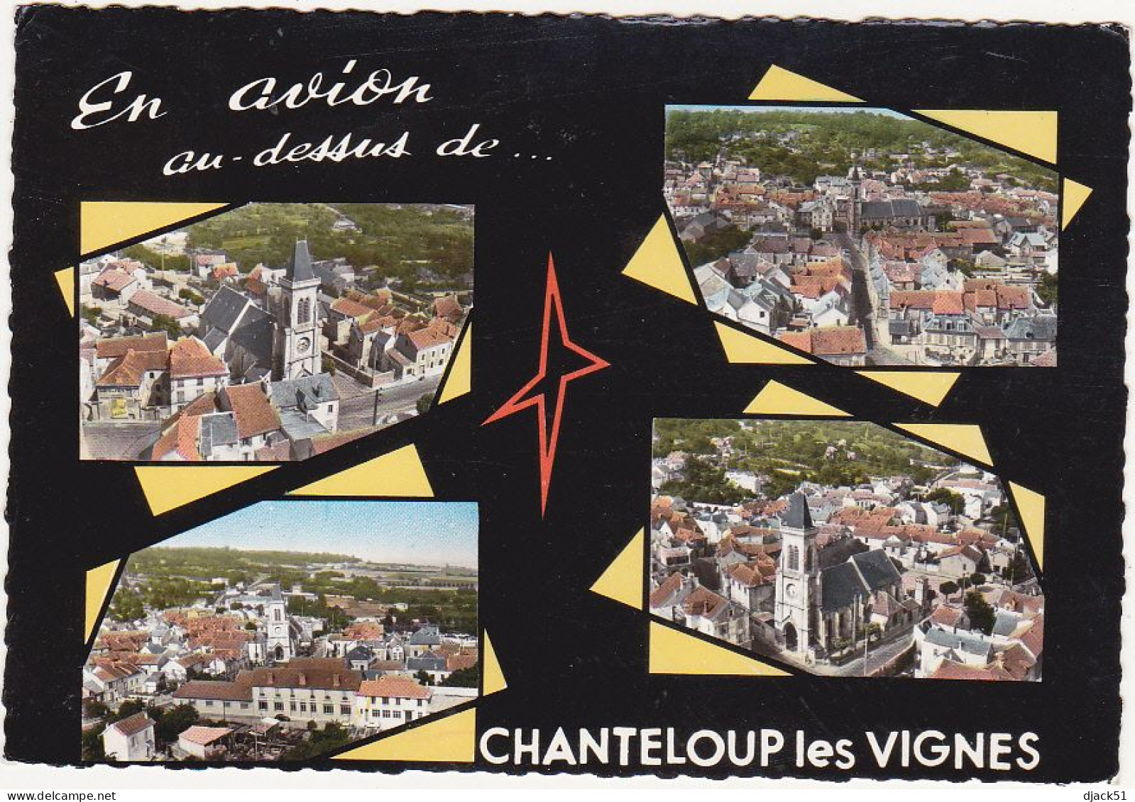 78 - En Avion Au-dessus De ... CHANTELOUP Les VIGNES (Yvelines) - Années 60 - Chanteloup Les Vignes