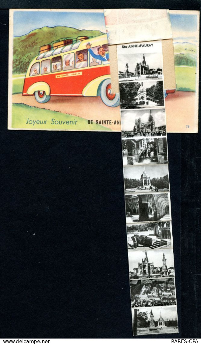 56 SAINTE ANNE D'AURAY - JOYEUX SOUVENIR DE SAINTE ANNE D'AURAY - CARTE A SYSTEME - Sainte Anne D'Auray