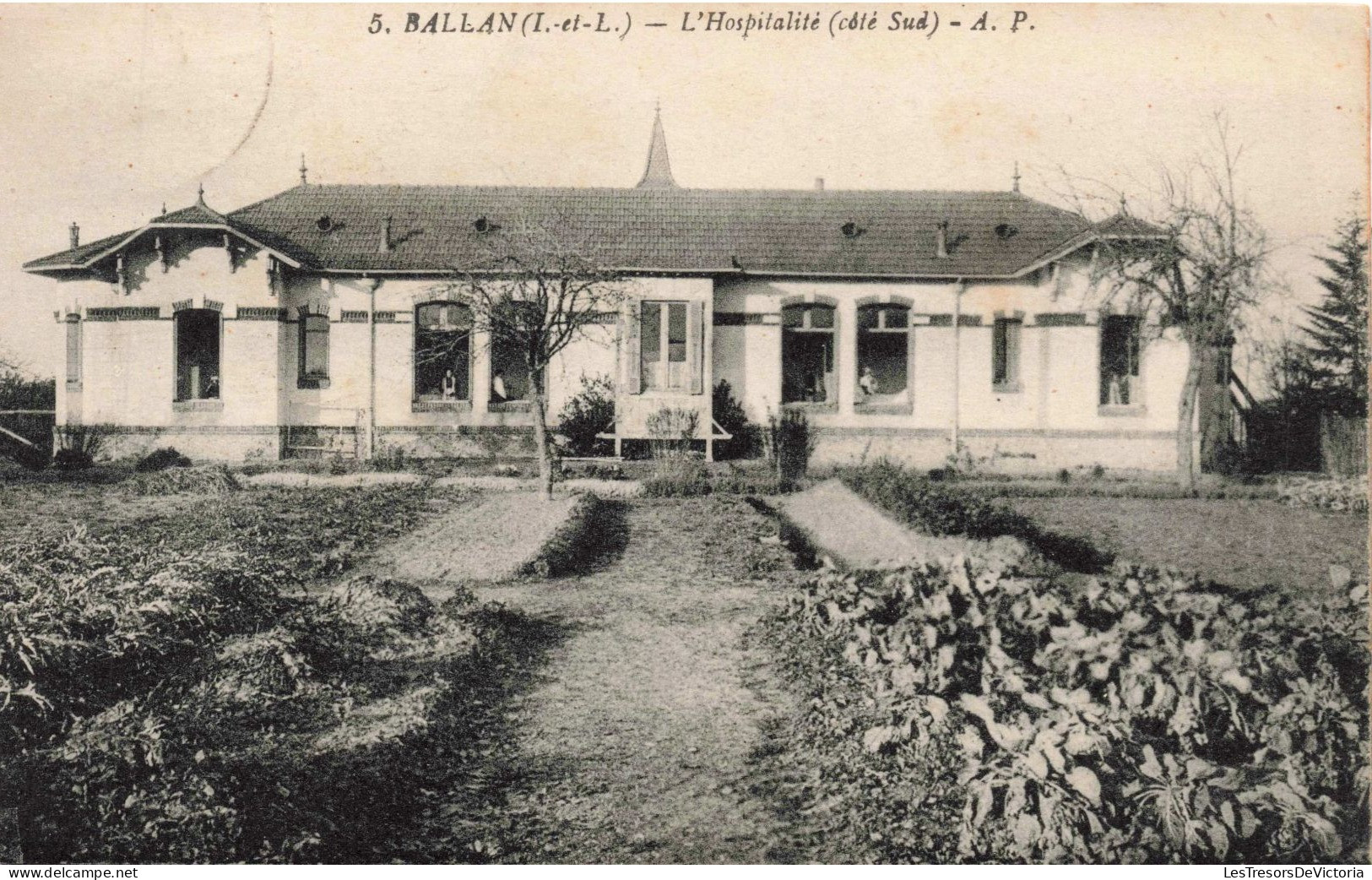 FRANCE - Ballan - L'Hospitalité (Côté Sud) - Carte Postale Ancienne - Ballan-Miré