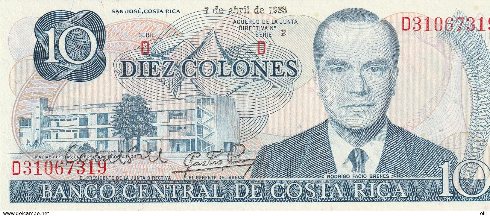 Costa Rica - 5 Colones - 1983 - P-237 - Costa Rica